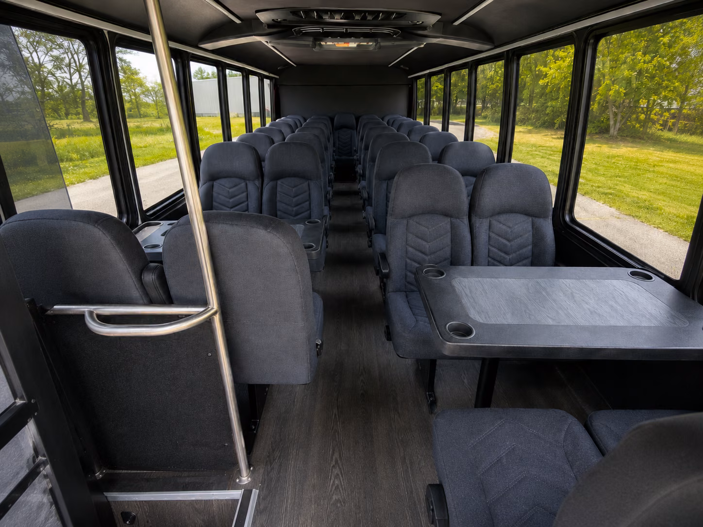 15 passenger minibus interior