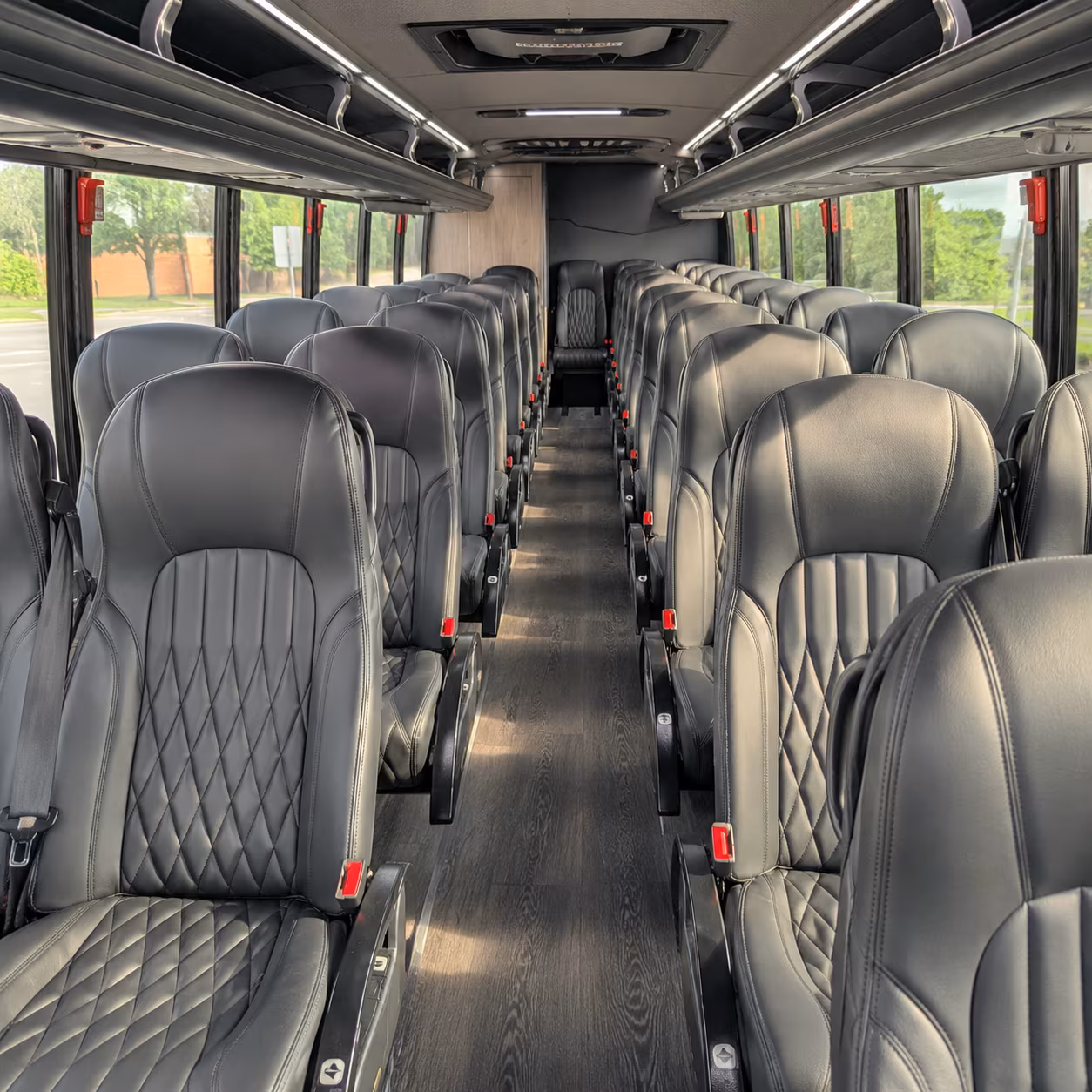 35 passenger minibus inside